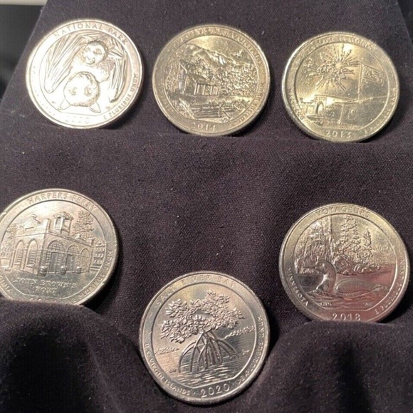 U.S. Territories ATB Quarters-6 Coin Set Circulated-Well Defined coins-Brilliant - Picture 3 of 4